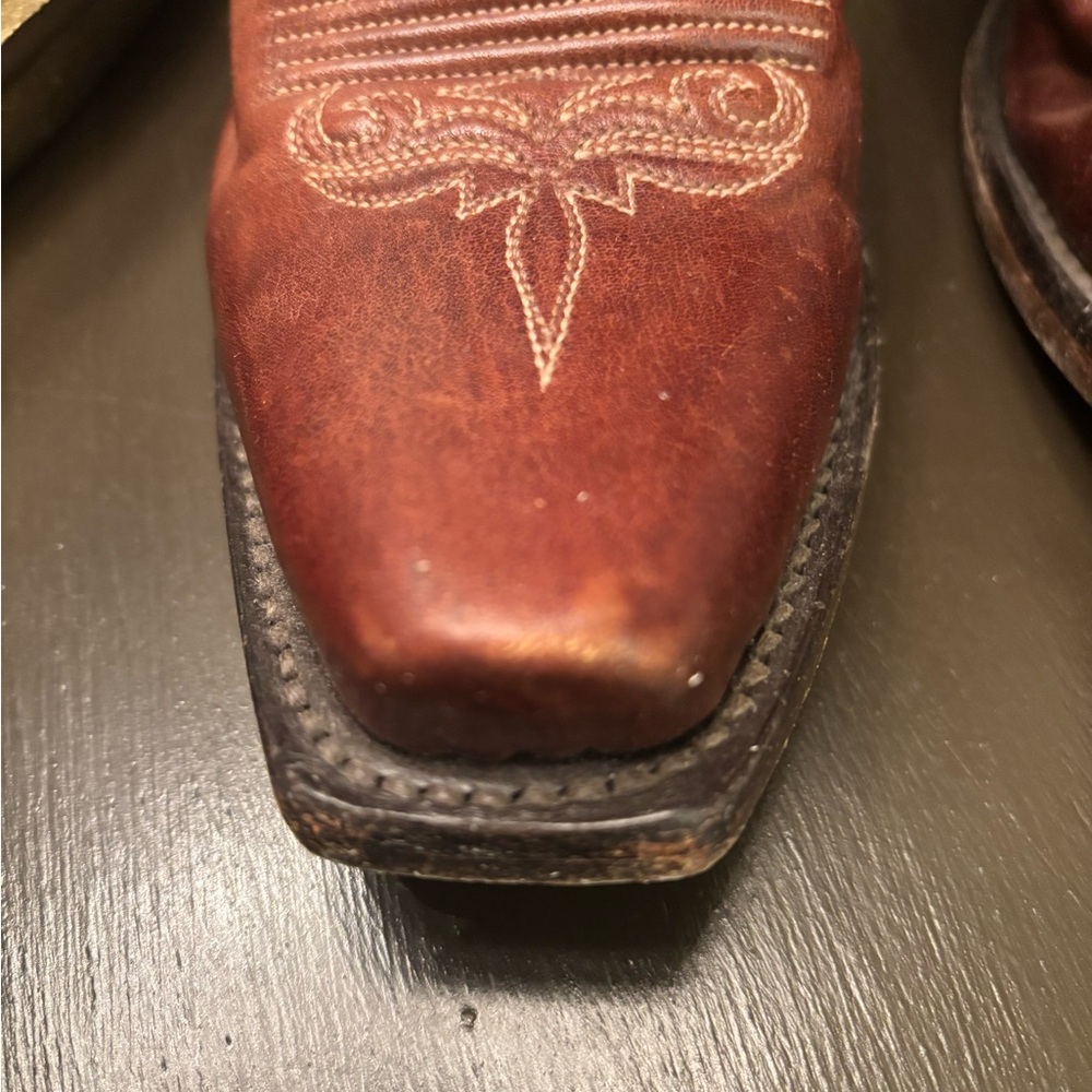 Lucchese Brown Heeled Boots - Picture 9 of 16